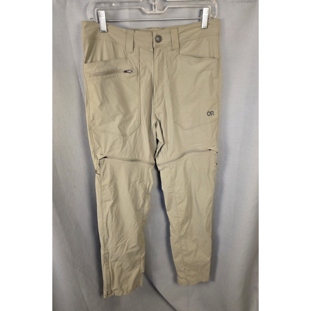 Outdoor Research Equinox Pants Mens 30 Khaki Lightweight Tactical Hiking Outdoor